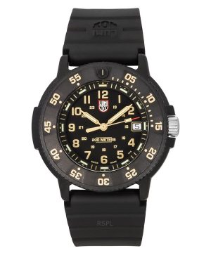 Luminox Original Navy Seal EVO gummirem Svart Urtavla Quartz Diver&#39,s XS.3001.EVO.OR 200M Herrklocka