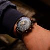 AVI-8 Hawker Hurricane Classic Chronograph Läderrem Admiral Blue Dial Quartz AV-4011-0O herrklocka