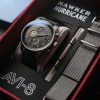 AVI-8 Hawker Hurricane Classic Chronograph Kolfiber Svart Urtavla Quartz AV-4011-0W Herrklocka med extra rem