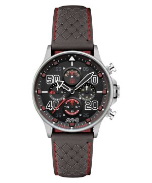 AVI-8 Hawker Typhoon Coningham Chronograph Läderrem Black Dial Quartz AV-4093-0A Herrklocka