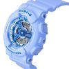 Casio Baby-G Analog Digital Blå Resin Armband Blå Urtavla Quartz BA-110YK-2A 100M Damklocka