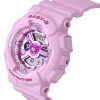 Casio Baby-G Analog Digital Rosa Resin Armband Rosa Urtavla Quartz BA-110YK-4A 100M Damklocka