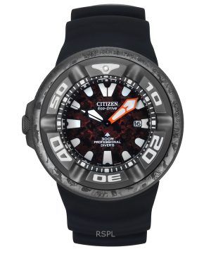 Citizen Eco-Drive Marine Godzilla Limited Edition Red Dial Diver&#39,s BJ8059-03Z 300M herrklocka