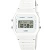 Casio Pop digital biobaserad vit hartsrem Quartz F-91WB-7A 100M unisexklocka