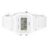 Casio Pop digital biobaserad vit hartsrem Quartz F-91WB-7A 100M unisexklocka