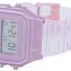 Casio Youth Pink Resin Digital F-91WS-4 F91WS-4 Unisex klocka