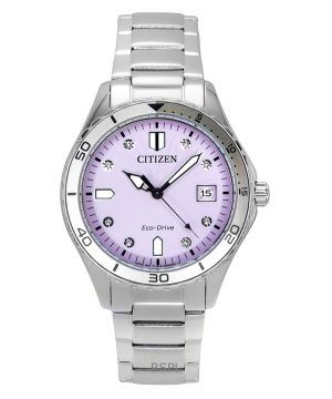 Citizen Marine Eco-Drive Rostfritt stål Rosa Urtavla FE6170-88X 100M Damklocka