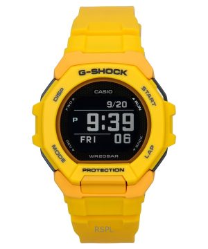 Casio G-Shock G-Squad Digital Smartphone Link Gul biobaserad harts Quartz GBD-300-9 200M herrklocka