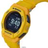 Casio G-Shock G-Squad Digital Smartphone Link Gul biobaserad harts Quartz GBD-300-9 200M herrklocka