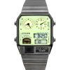 Citizen Analog Digital Dual Time Rostfritt Stål Grön Urtavla Quartz JG2147-85X Herrklocka