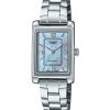 Casio Standard Analog Rostfritt Stål Pärlemorurtavla Quartz LTP-1234DS-2A Damklocka