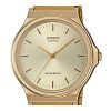 Casio Analog Gold Tone Rostfritt stål Champagne Urtavla Quartz MQ-24G-9E Herrklocka