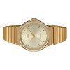 Casio Analog Gold Tone Rostfritt stål Champagne Urtavla Quartz MQ-24G-9E Herrklocka