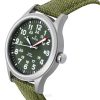 Ratio Quest Märs Field Watch Sapphire Canvas Armband Khaki Green Dial Quartz RTQ029 100M Lewis And Clark Edition