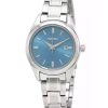 Seiko Classic Stainless Steel Blue Dial Quartz SUR531P1 100M Damklocka