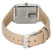 Seiko Analog Läderrem Beige Urtavla Quartz SWR089P1 Damklocka