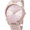 Renoverad Michael Kors Runway Rose Gold Tone MK3197 Damklocka