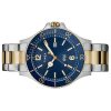 Renoverad Timex Harbourside Blue Dial Two Tone Stainless Steel Quartz TWG019600 Herrklocka