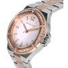 Renoverad Michael Kors Lennox Crystal Accents Silver Urtavla Quartz MK6989 Damklocka