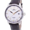 Renoverad Zeppelin LZ127 Graf läderrem White Dial Germany Made Automatic 76561 Herrklocka