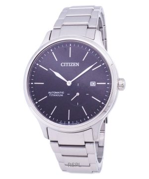 Renoverad Citizen Super Titanium Black Dial Automatisk NJ0090-81E herrklocka