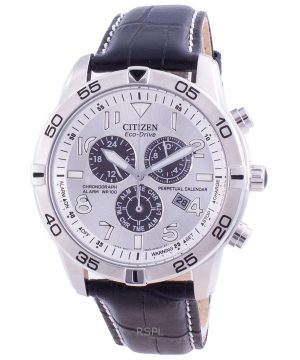 Renoverad Citizen Perpetual Calendar Chronograph Silver Urtavla Eco-Drive BL5470-14A 100M herrklocka