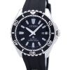 Renoverad Citizen Promaster polyuretanrem Black Dial Diver's Eco-Drive BN0190-15E 200M herrklocka