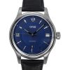 Oris Classic Date Läderrem Blå Urtavla Automatisk 01 733 7719 4075-07 5 20 35 Herrklocka