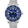 Edox Skydiver Date Limited Edition rostfritt stål Blue Dial Automatic Diver&#39,s 80126 3BUM BUIN 300M herrklocka