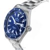 Edox Skydiver Date Limited Edition rostfritt stål Blue Dial Automatic Diver',s 80126 3BUM BUIN 300M herrklocka