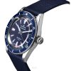 Edox Skydiver Limited Special Blue Dial Automatic Diver',s 80131 3BUC BUICO 300M herrklocka med extra rem