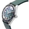 Edox Skydiver Special Edition Green Dial Automatic Diver',s 801313NCVI 300M herrklocka med extra rem