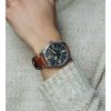 AVI-8 Spitfire Smith Woolston Black Dial Automatisk AV-4090-01 herrklocka