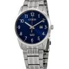 Citizen Stainless Steel Blue Dial Quartz BI5000-52L Herrklocka