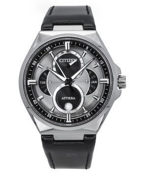 Citizen Attesa Moon Phase Super Titanium Grey Dial Eco-Drive BU0060-09H 100M herrklocka