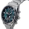 Citizen Radiostyrd månfas Super Titanium Green Dial Eco-Drive BY1010-81X 100M herrklocka