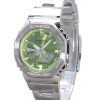 Casio G-Shock G-Steel Analog Digital Green Dial Quartz GM-2110D-3A 200M herrklocka