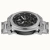 Ingersoll The Springfield Stainless Steel Black Skeleton Dial Automatisk I15203 Herrklocka