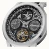 Ingersoll The Arc Moon Phase Läderrem Svart Skeletturtavla Automatisk I16001 Herrklocka