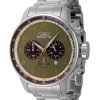 Invicta S1 Rally Chronograph Rostfritt stål Grön Urtavla Quartz 44951 100M Herrklocka