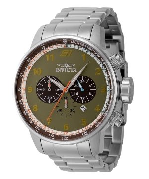 Invicta S1 Rally Chronograph Rostfritt stål Grön Urtavla Quartz 44951 100M Herrklocka