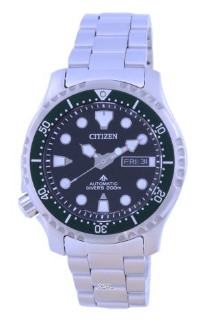 Citizen Promaster Black Dial Rostfritt stål Automatisk dykare NY0084-89E 200M herrklocka