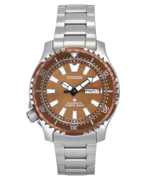 Citizen Promaster Marine Limited Edition Copper Dial Automatic Diver&#39,s NY0164-65X 200M herrklocka med extra rem