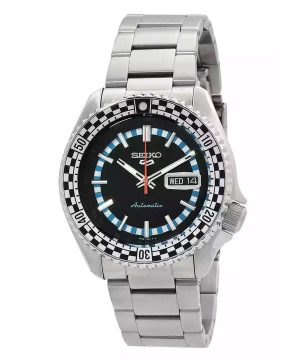 Seiko 5 Sports SKX Series Checker Flag Special Edition svart och vit urtavla Automatisk SRPK67K1 100M herrklocka