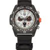 Luminox Bear Grylls Survival Master gummirem Silver Dial Quartz Diver&#39,s XB.3748 300M herrklocka