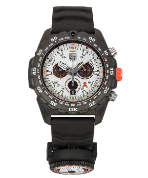 Luminox Bear Grylls Survival Master gummirem Silver Dial Quartz Diver&#39,s XB.3748 300M herrklocka