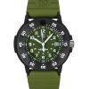 Luminox Original Navy Seal gummirem Grön Urtavla Quartz Diver',s XS.3013.EVO.S 200M Herrklocka