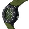 Luminox Original Navy Seal gummirem Grön Urtavla Quartz Diver',s XS.3013.EVO.S 200M Herrklocka