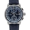 Zeppelin 100 Jahre Chronograph Läderrem Blue Dial Quartz 86703 Herrklocka