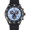 Citizen Eco-Drive Chronograph polyuretanrem Blue Dial AT2567-18L 100M herrklocka